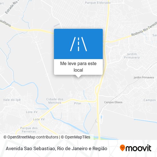 Avenida Sao Sebastiao mapa