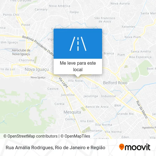 Rua Amália Rodrigues mapa