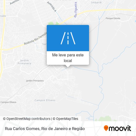 Rua Carlos Gomes mapa