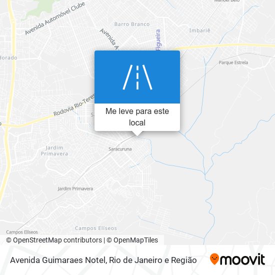 Avenida Guimaraes Notel mapa