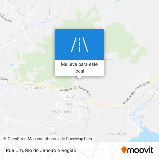 Rua Um mapa