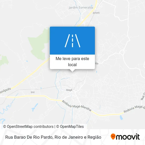 Rua Barao De Rio Pardo mapa
