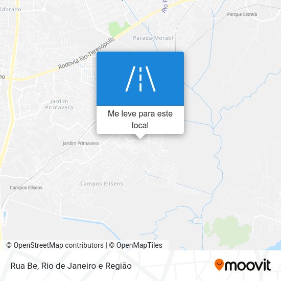Rua Be mapa