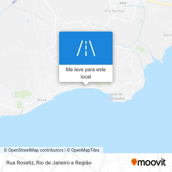 Rua Roseliz mapa