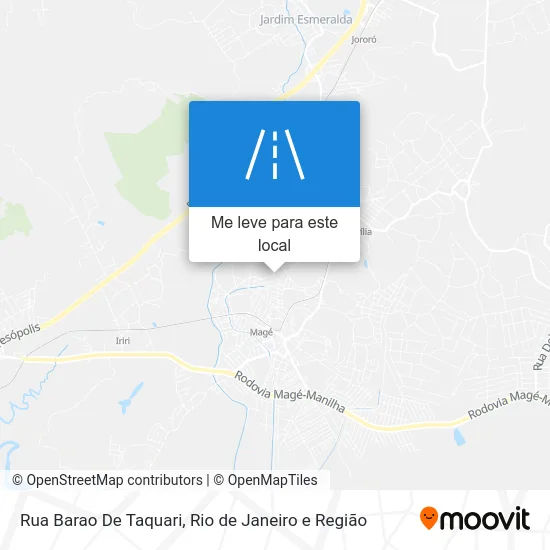 Rua Barao De Taquari mapa