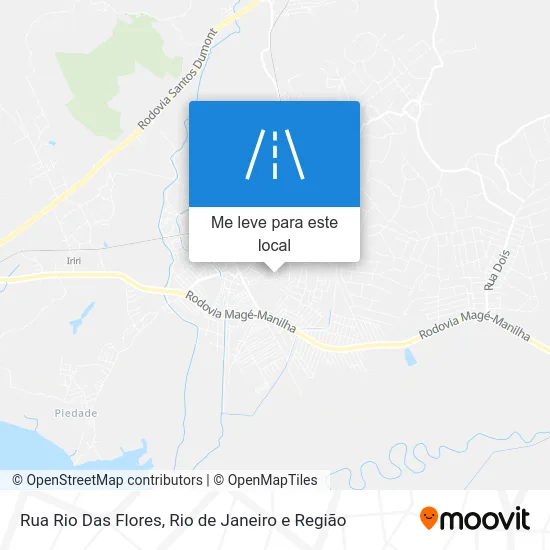 Rua Rio Das Flores mapa