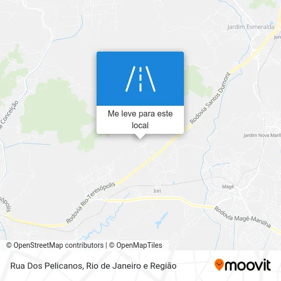 Rua Dos Pelicanos mapa
