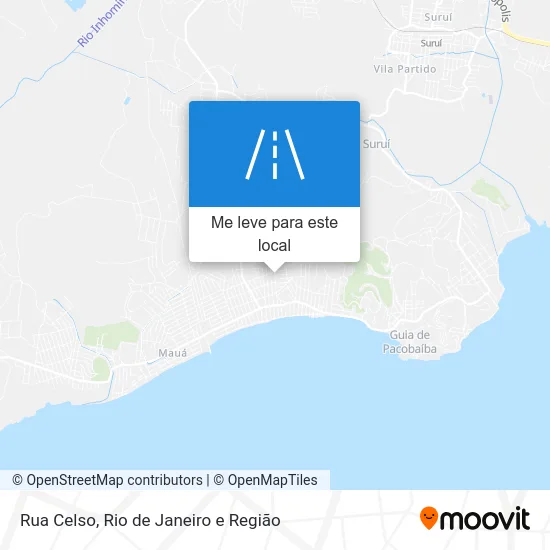 Rua Celso mapa