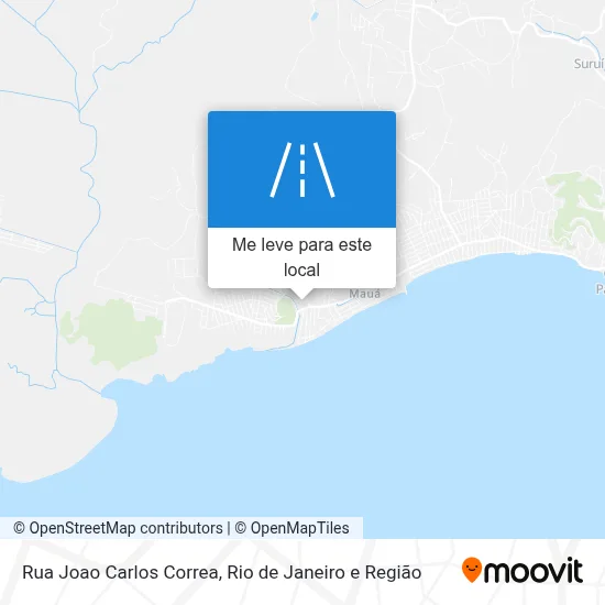 Rua Joao Carlos Correa mapa