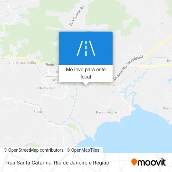 Rua Santa Catarina mapa