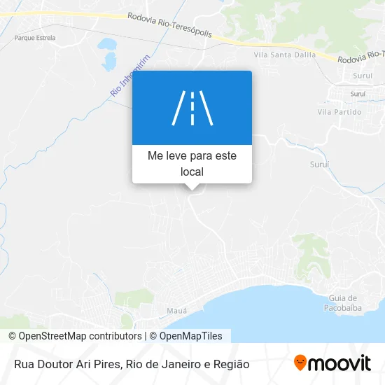 Rua Doutor Ari Pires mapa