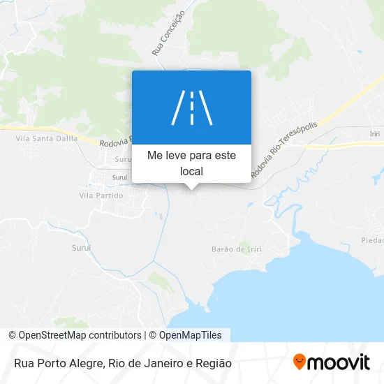 Rua Porto Alegre mapa