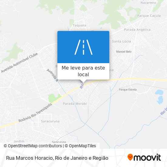Rua Marcos Horacio mapa