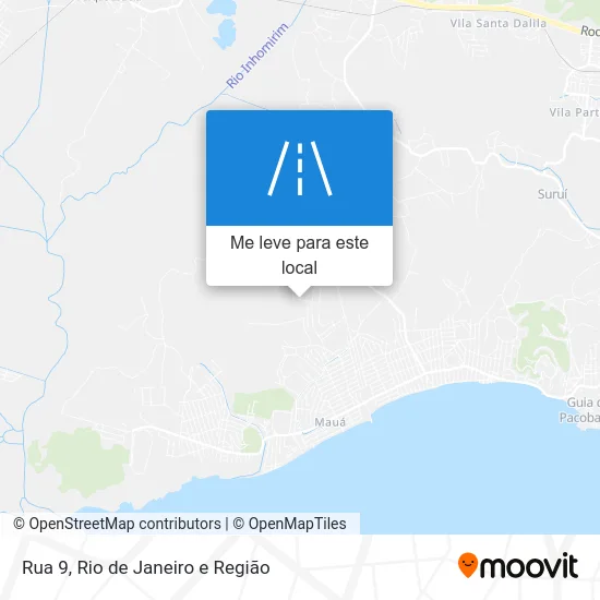 Rua 9 mapa