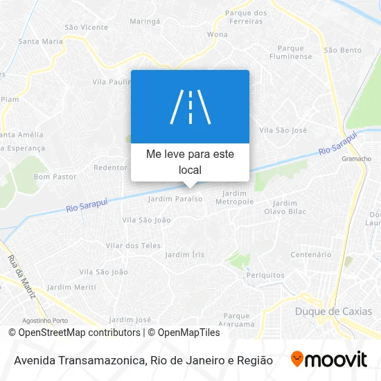 Avenida Transamazonica mapa