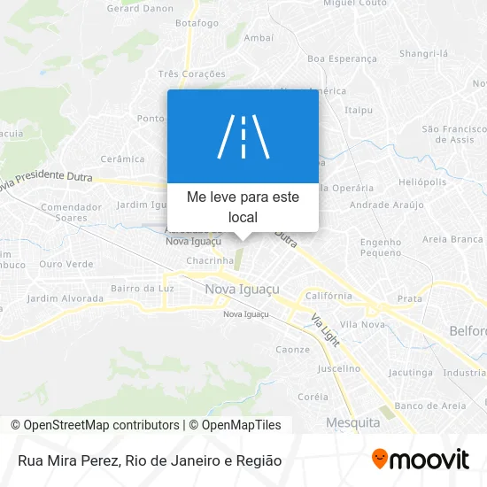 Rua Mira Perez mapa