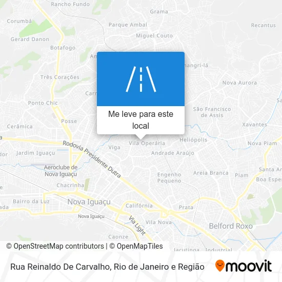 Rua Reinaldo De Carvalho mapa