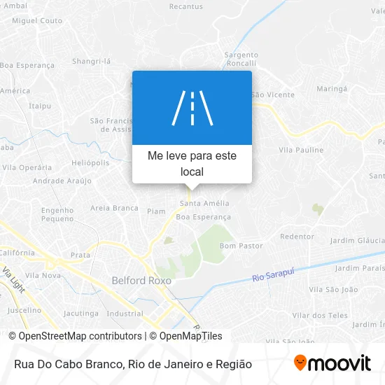 Rua Do Cabo Branco mapa