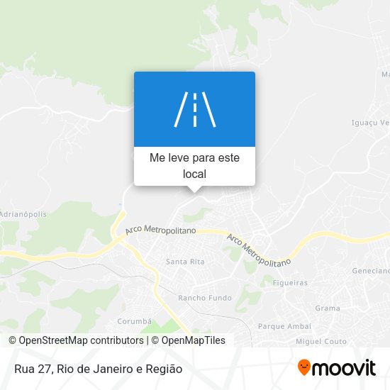 Rua 27 mapa