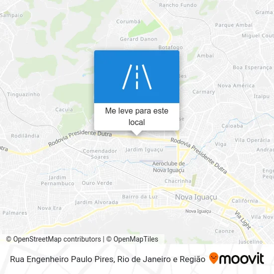 Rua Engenheiro Paulo Pires mapa