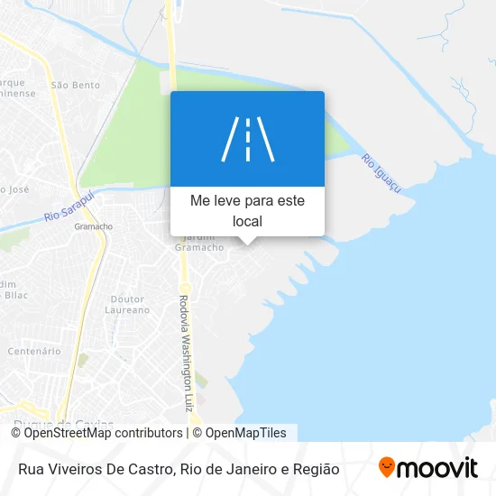 Rua Viveiros De Castro mapa