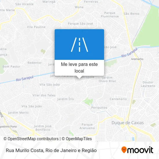 Rua Murilo Costa mapa