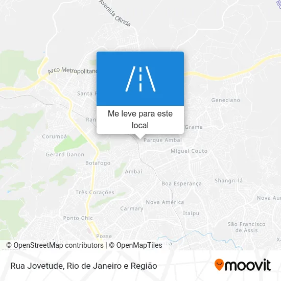Rua Jovetude mapa
