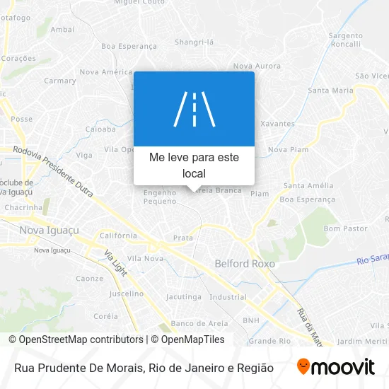 Rua Prudente De Morais mapa