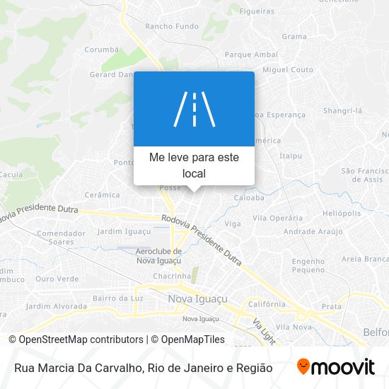 Rua Marcia Da Carvalho mapa