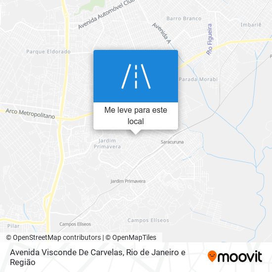 Avenida Visconde De Carvelas mapa