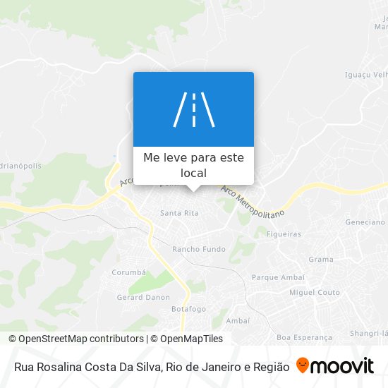 Rua Rosalina Costa Da Silva mapa