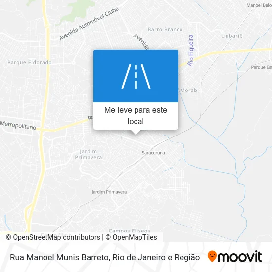 Rua Manoel Munis Barreto mapa