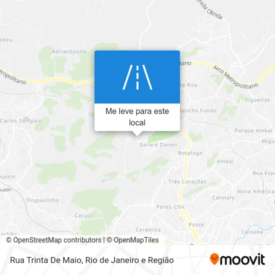 Rua Trinta De Maio mapa