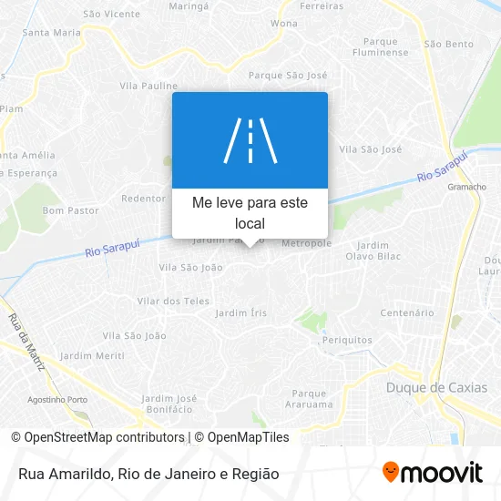 Rua Amarildo mapa