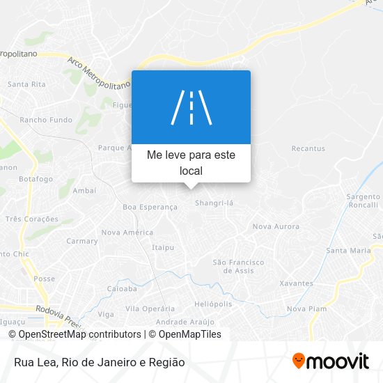 Rua Lea mapa