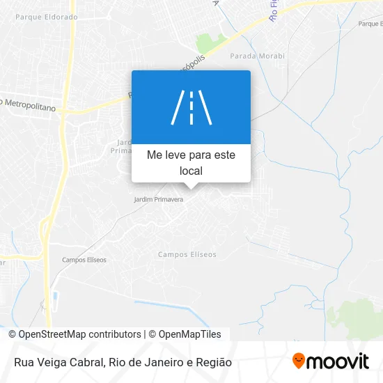 Rua Veiga Cabral mapa