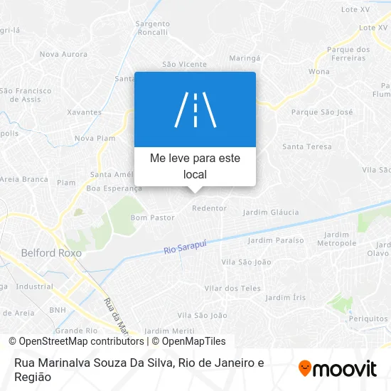 Rua Marinalva Souza Da Silva mapa