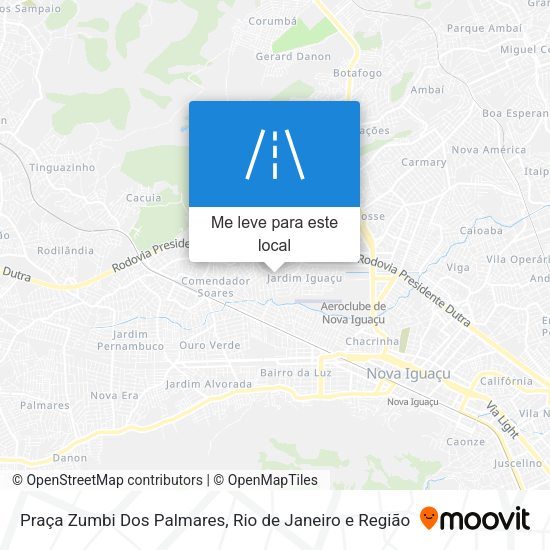 Praça Zumbi Dos Palmares mapa