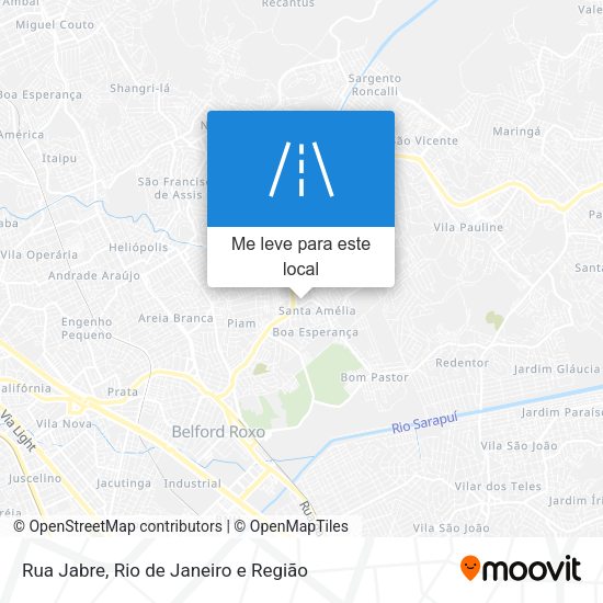 Rua Jabre mapa