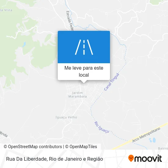 Rua Da Liberdade mapa