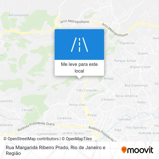 Rua Margarida Ribeiro Prado mapa