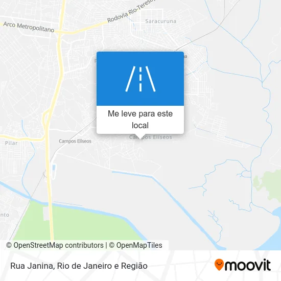 Rua Janina mapa