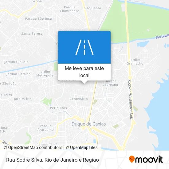Rua Sodre Silva mapa