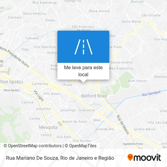 Rua Mariano De Souza mapa