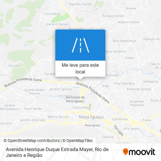 Avenida Henrique Duque Estrada Mayer mapa