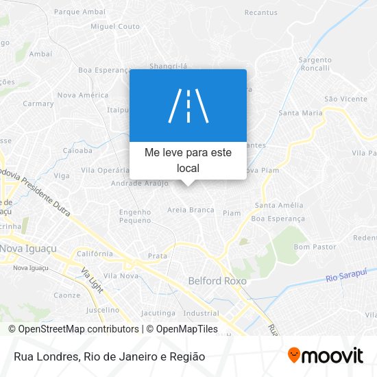 Rua Londres mapa