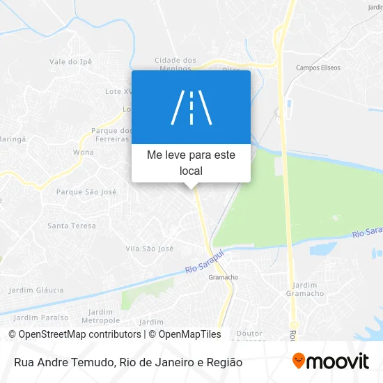 Rua Andre Temudo mapa