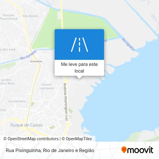 Rua Pixinguinha mapa