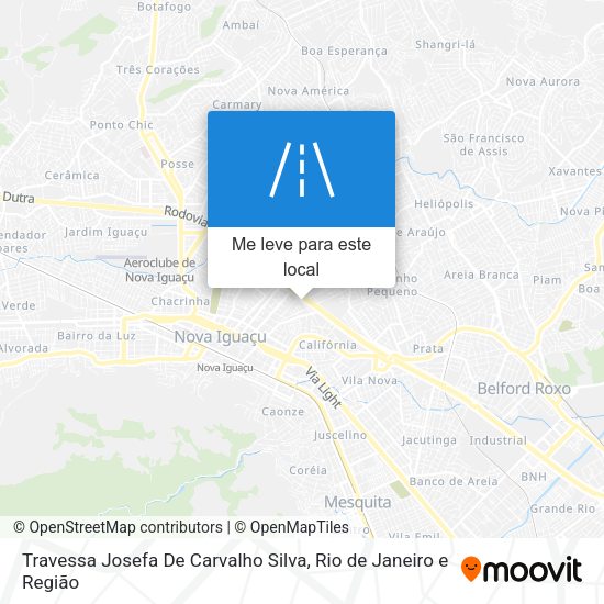 Travessa Josefa De Carvalho Silva mapa