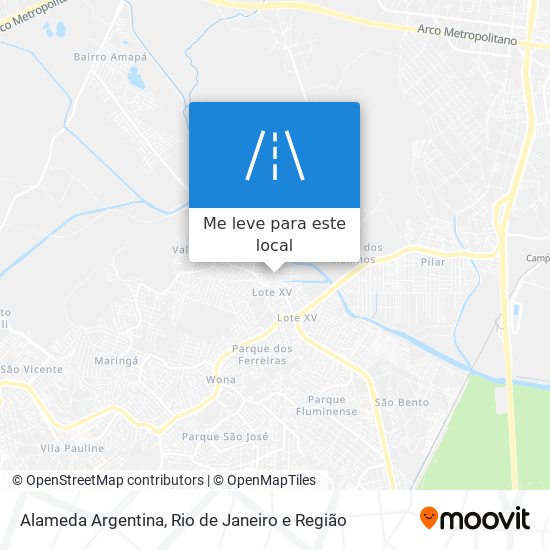 Alameda Argentina mapa